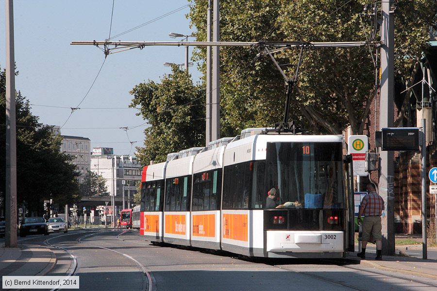 Bremen - Straßenbahn - 3002
/ Bild: bremen3002_bk1409040034.jpg