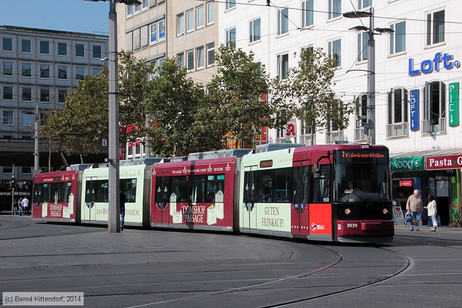 Bremen - Straßenbahn - 3039
/ Bild: bremen3039_bk1409040003.jpg