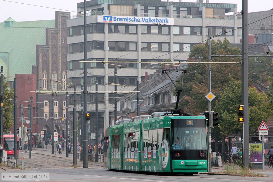 Bremen - Straßenbahn - 3042
/ Bild: bremen3042_bk1409060051.jpg