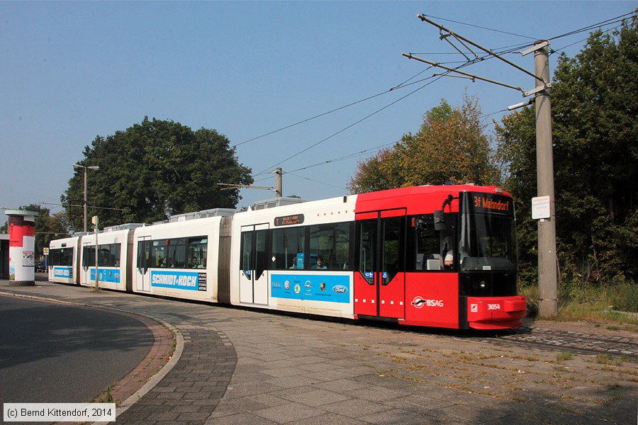 Bremen - Straßenbahn - 3054
/ Bild: bremen3054_bk1409060009.jpg