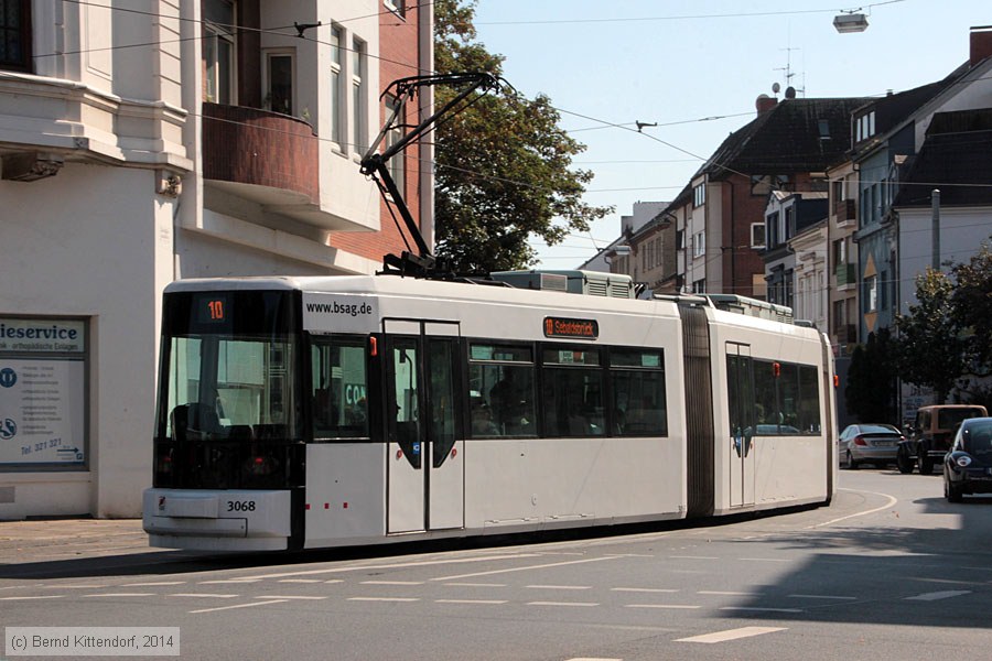 Bremen - Straßenbahn - 3068
/ Bild: bremen3068_bk1409040043.jpg