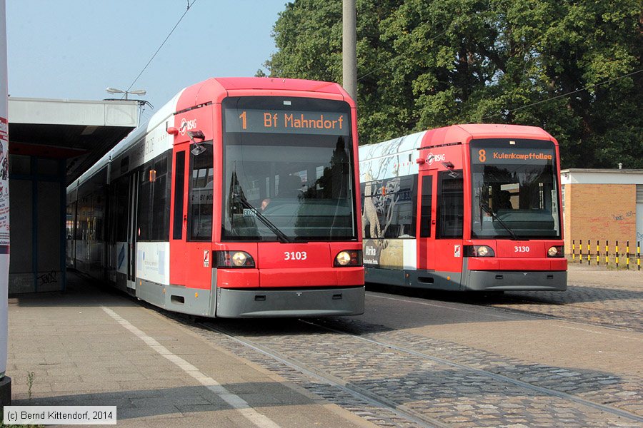 Bremen - Straßenbahn - 3103
/ Bild: bremen3103_bk1409060020.jpg