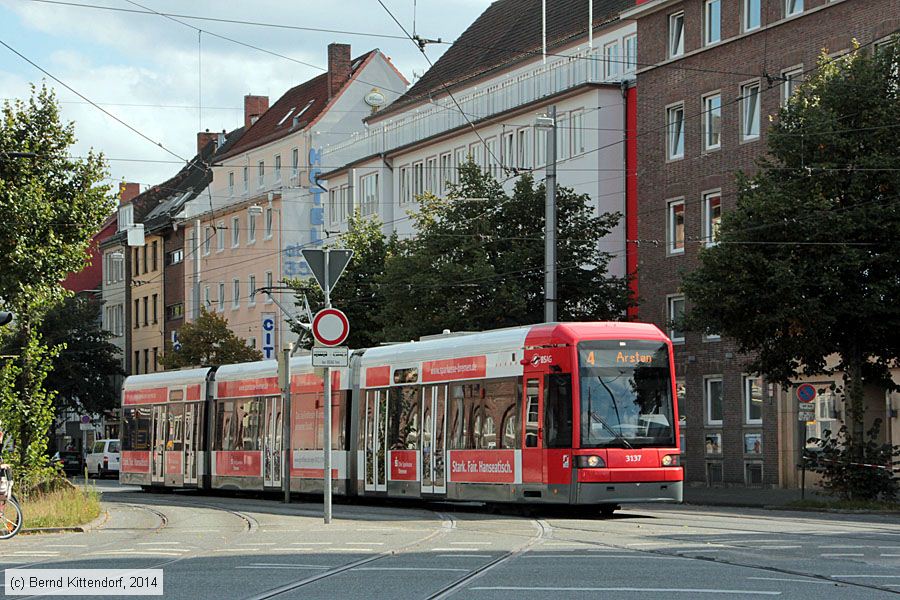 Bremen - Straßenbahn - 3137
/ Bild: bremen3137_bk1409030048.jpg