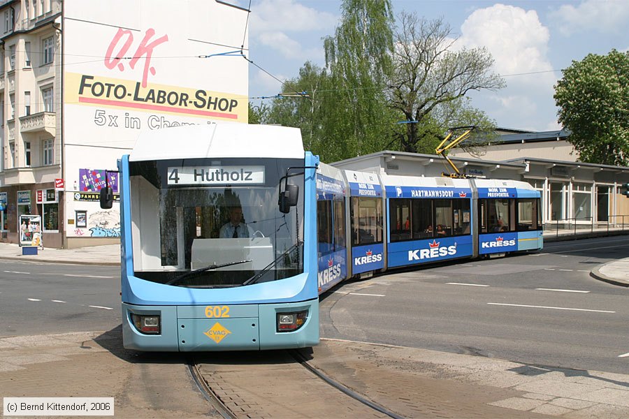 Straßenbahn Chemnitz - 602
/ Bild: chemnitz602_bk0605120135.jpg