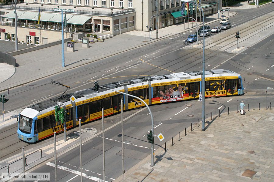 Straßenbahn Chemnitz - 906
/ Bild: chemnitz906_bk0605110105.jpg