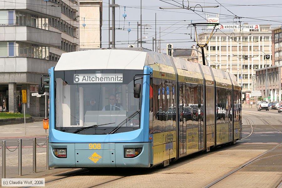 Straßenbahn Chemnitz - 908
/ Bild: chemnitz908_cw0605110083.jpg