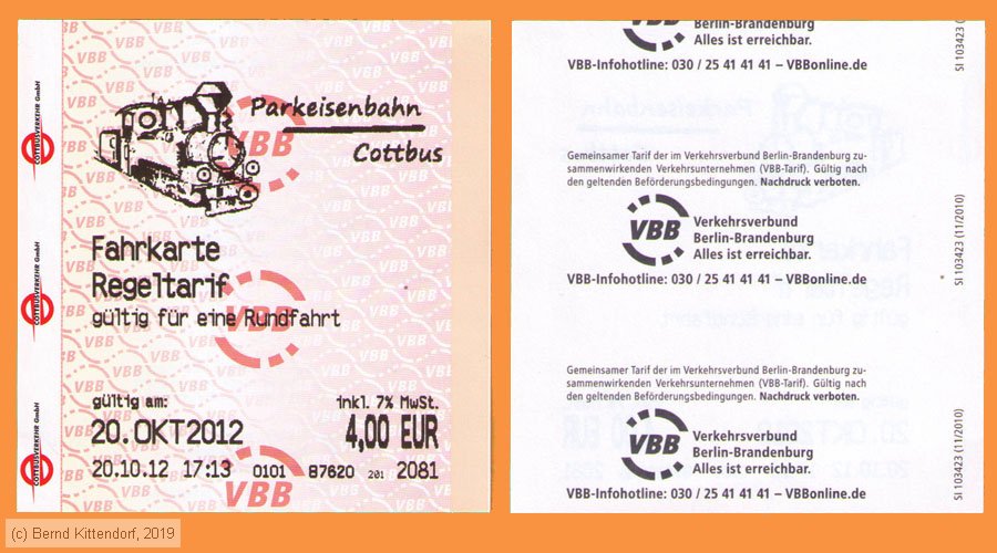 Parkeisenbahn Cottbus - Fahrkarte
/ Bild: cottbus_fk20121020peb.jpg