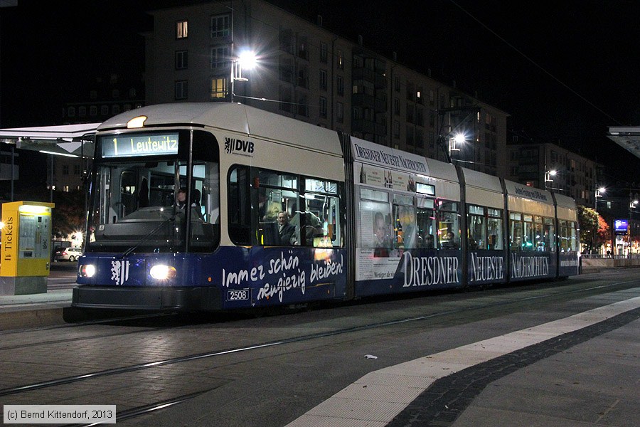 Straßenbahn Dresden - 2508
/ Bild: dresden2508_bk1310150317.jpg