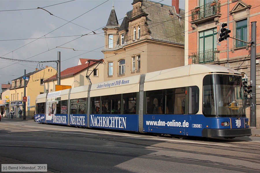 Straßenbahn Dresden - 2508
/ Bild: dresden2508_bk1310160024.jpg