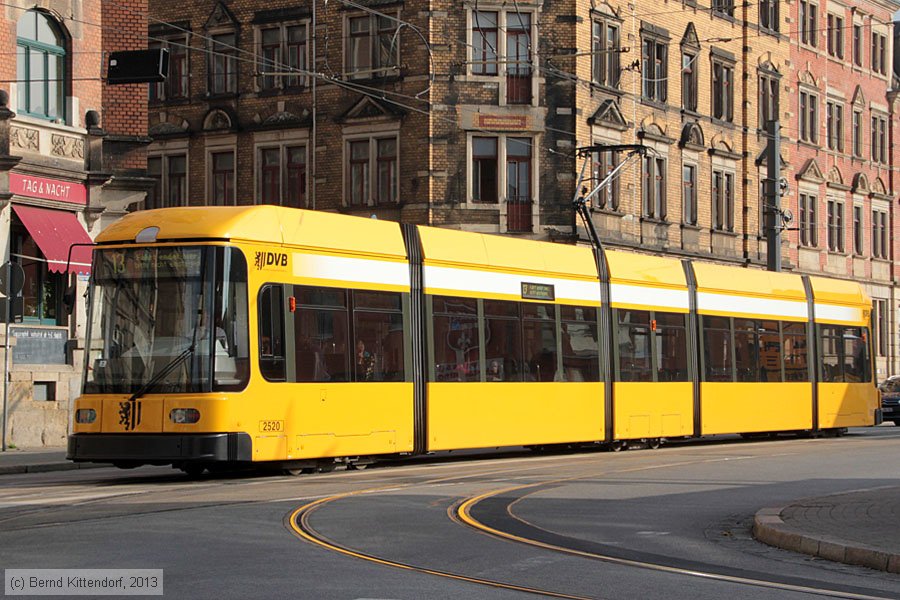 Straßenbahn Dresden - 2520
/ Bild: dresden2520_bk1310160044.jpg