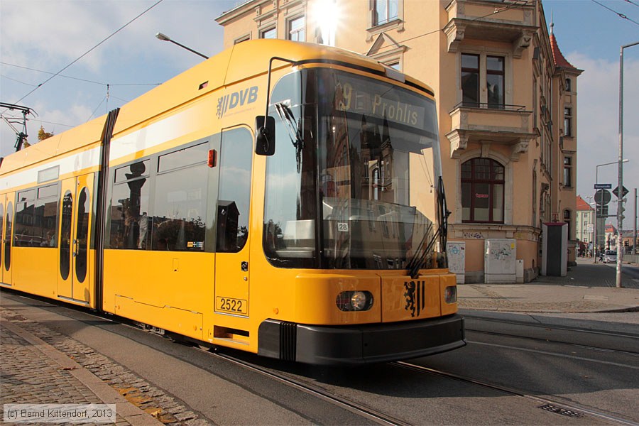 Straßenbahn Dresden - 2522
/ Bild: dresden2522_bk1310160039.jpg