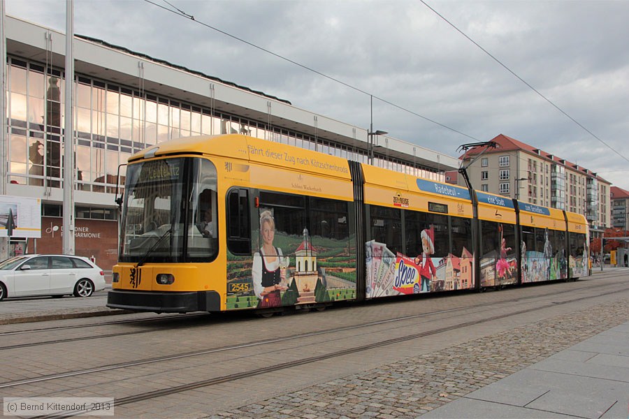 Straßenbahn Dresden - 2545
/ Bild: dresden2545_bk1310140127.jpg