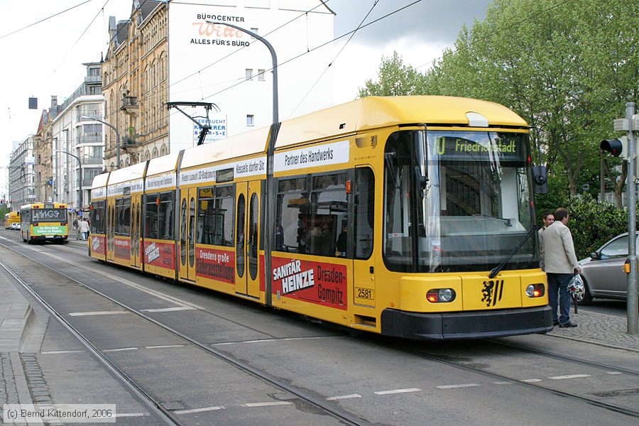 Straßenbahn Dresden - 2581
/ Bild: dresden2581_bk0605130284.jpg