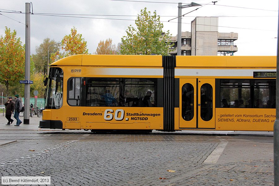 Straßenbahn Dresden - 2593
/ Bild: dresden2593_bk1310180070.jpg