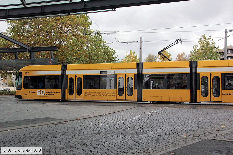 Straßenbahn Dresden - 2593
/ Bild: dresden2593_bk1310180071.jpg