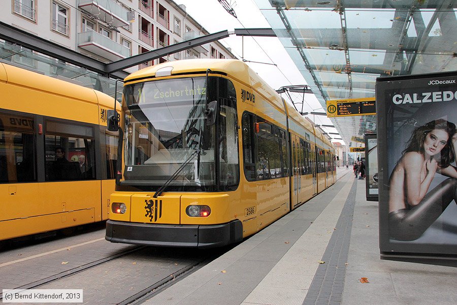 Straßenbahn Dresden - 2586
/ Bild: dresden2586_bk1310180060.jpg