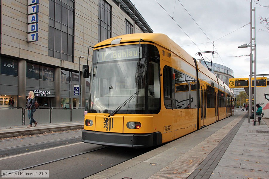 Straßenbahn Dresden - 2592
/ Bild: dresden2592_bk1310180014.jpg