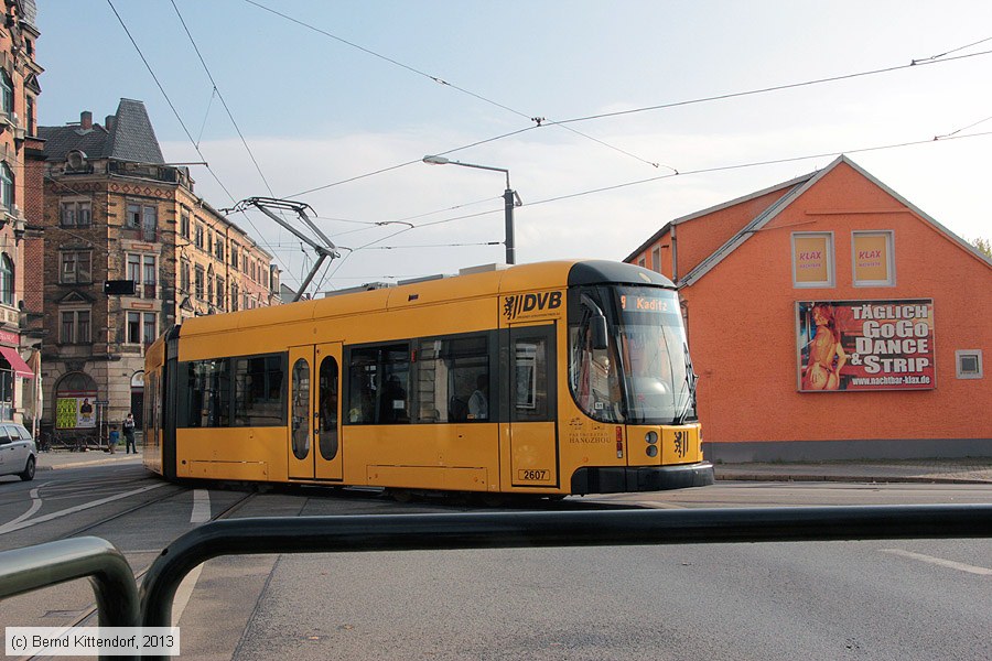 Straßenbahn Dresden - 2607
/ Bild: dresden2607_bk1310160048.jpg