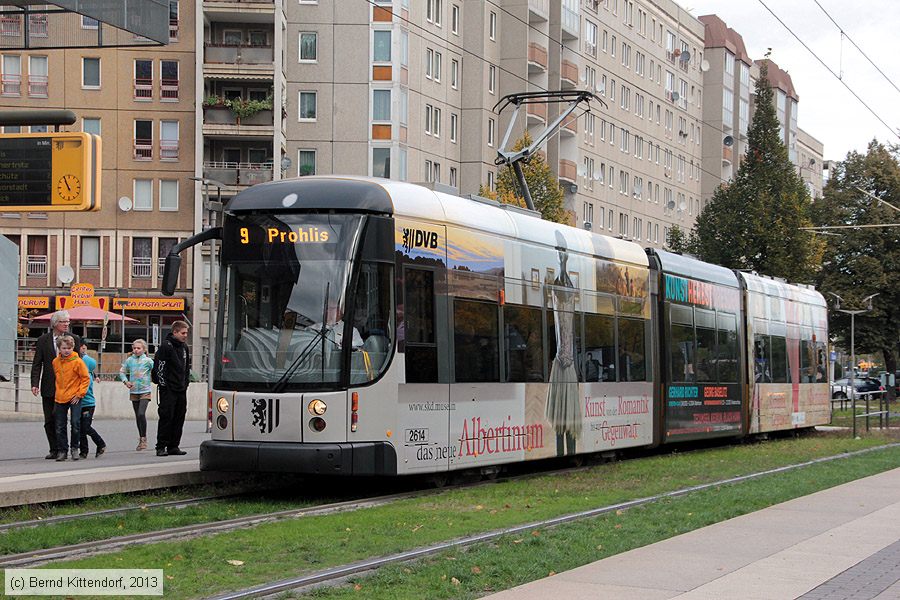 Straßenbahn Dresden - 2614
/ Bild: dresden2614_bk1310140024.jpg