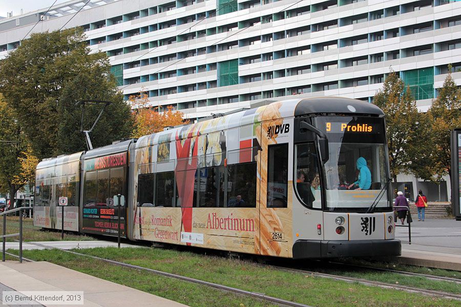 Straßenbahn Dresden - 2614
/ Bild: dresden2614_bk1310140026.jpg