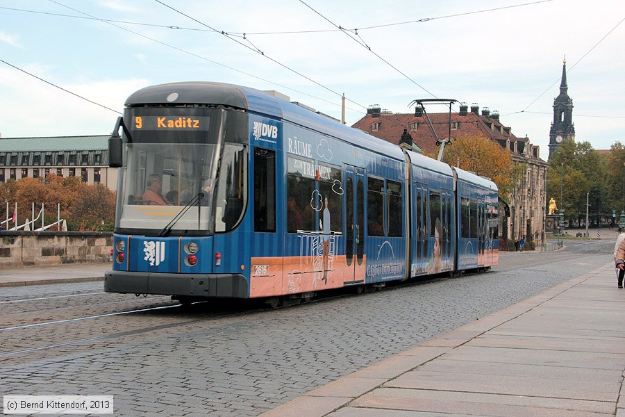 Straßenbahn Dresden - 2616
/ Bild: dresden2616_bk1310140074.jpg Straßenbahn Dresden - 2616
/ Bild: dresden2616_bk1310140074.jpg