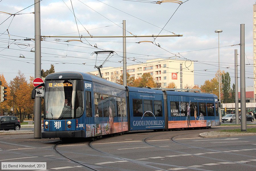 Straßenbahn Dresden - 2616
/ Bild: dresden2616_bk1310160113.jpg