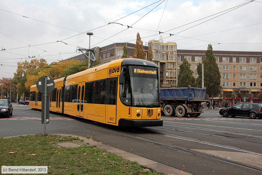 Straßenbahn Dresden - 2617
/ Bild: dresden2617_bk1310160060.jpg