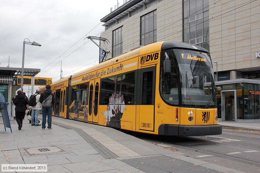 Straßenbahn Dresden - 2610
/ Bild: dresden2610_bk1310180004.jpg