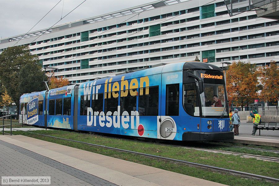 Straßenbahn Dresden - 2621
/ Bild: dresden2621_bk1310140021.jpg