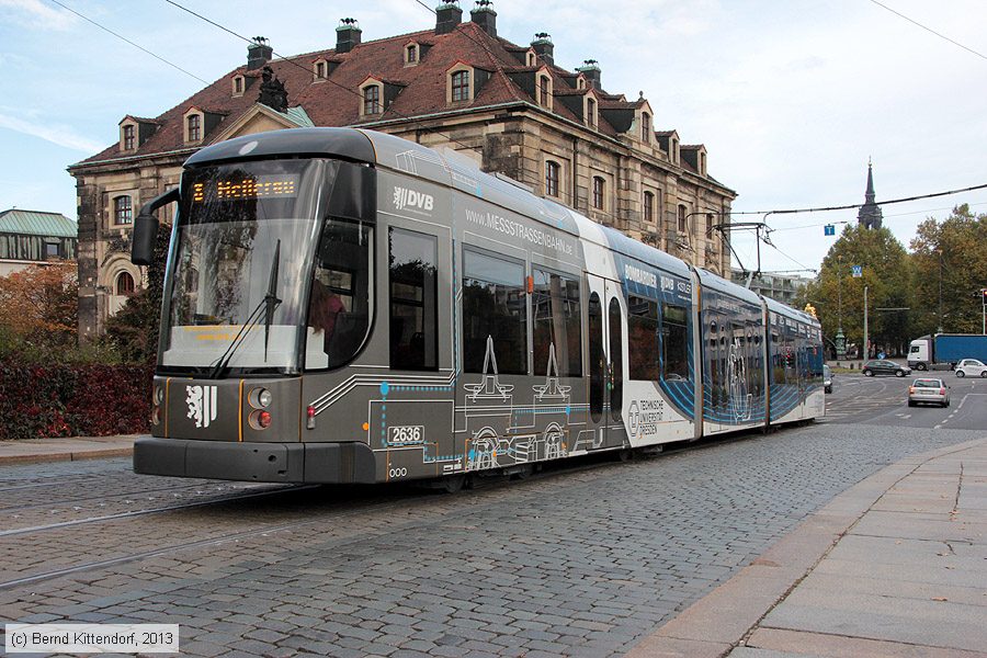 Straßenbahn Dresden - 2636
/ Bild: dresden2636_bk1310140035.jpg