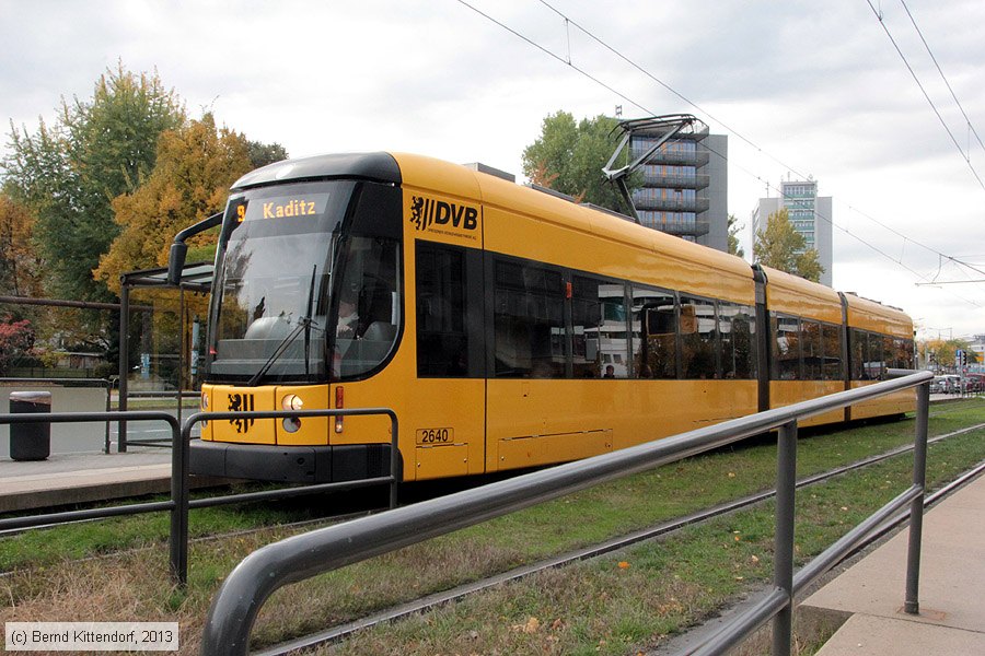 Straßenbahn Dresden - 2640
/ Bild: dresden2640_bk1310140002.jpg