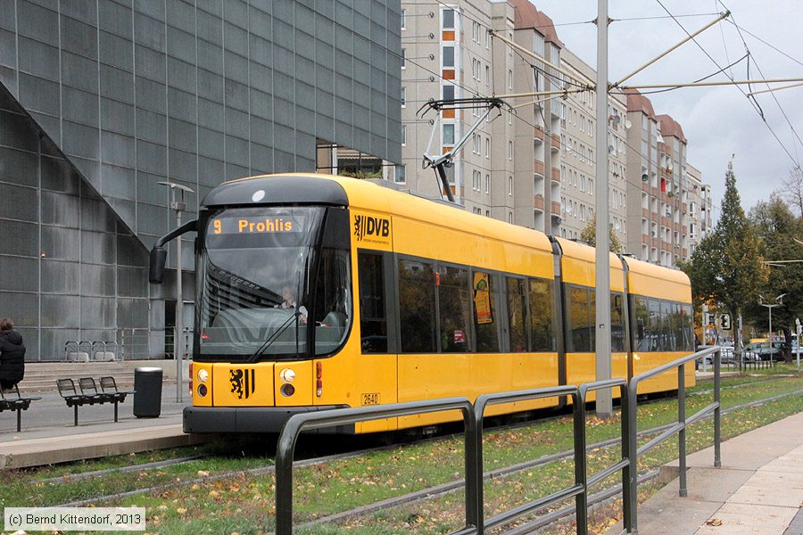 Straßenbahn Dresden - 2640
/ Bild: dresden2640_bk1310180148.jpg