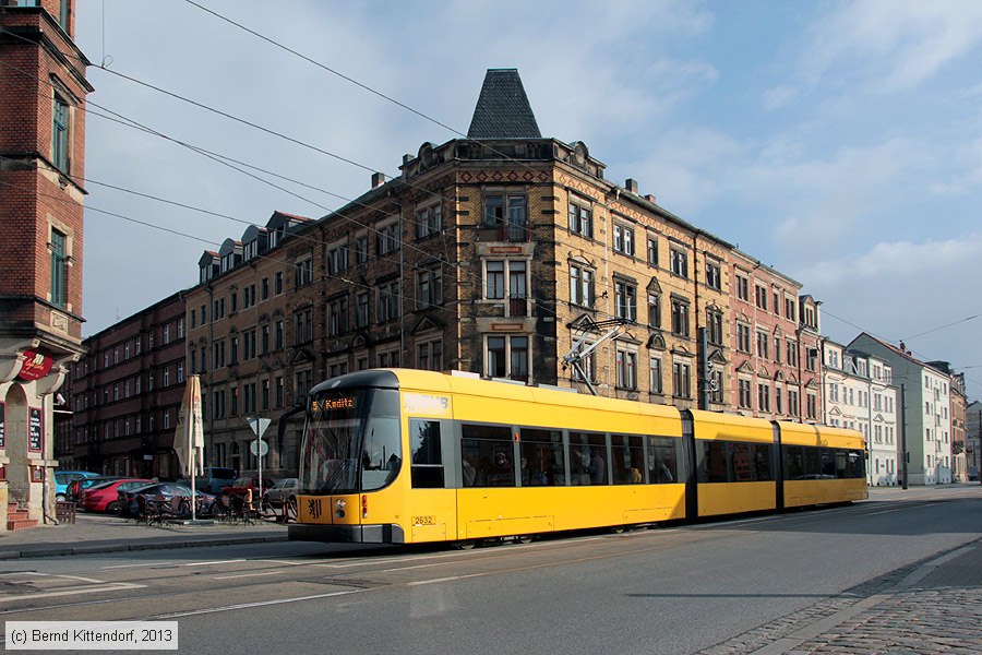 Straßenbahn Dresden - 2632
/ Bild: dresden2632_bk1310160026.jpg