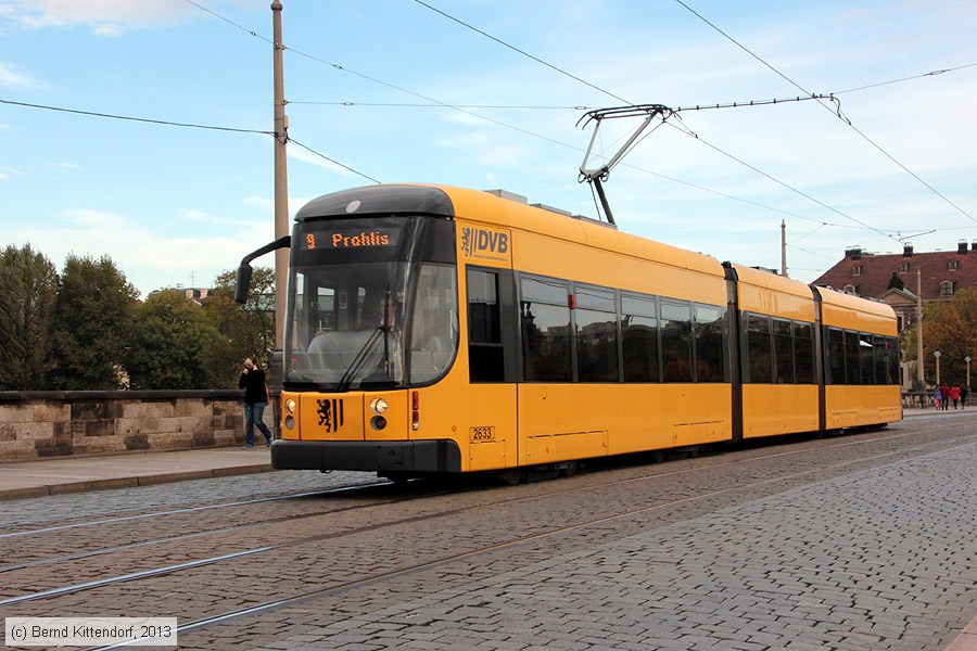 Straßenbahn Dresden - 2633
/ Bild: dresden2633_bk1310140080.jpg