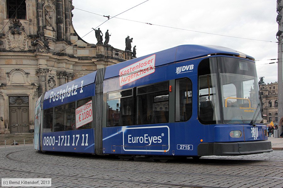Straßenbahn Dresden - 2715
/ Bild: dresden2715_bk1310140107.jpg