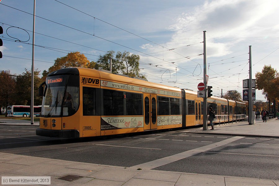 Straßenbahn Dresden - 2806
/ Bild: dresden2806_bk1310140305.jpg