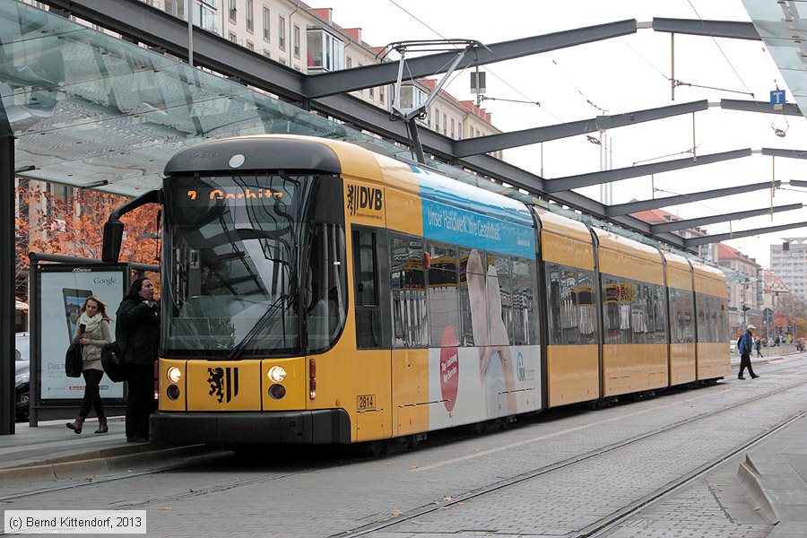 Stra&szlig;enbahn Dresden - 2814
/ Bild: dresden2814_bk1310180055.jpg