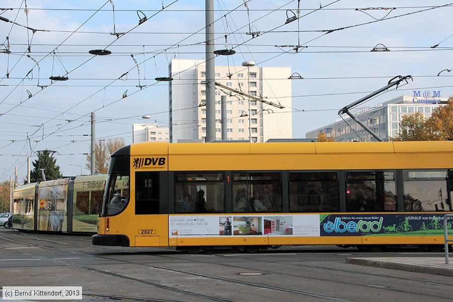 Straßenbahn Dresden - 2827
/ Bild: dresden2827_bk1310160129.jpg