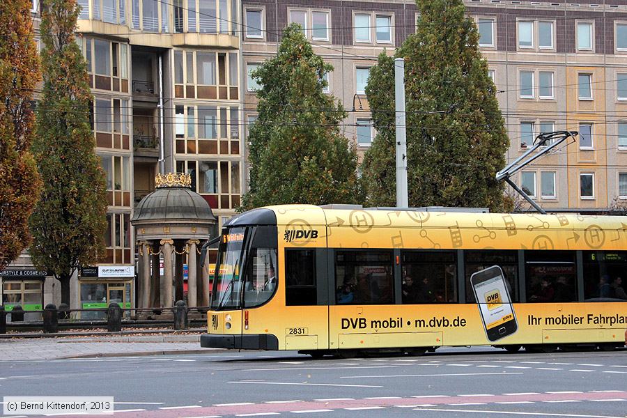 Straßenbahn Dresden - 2831
/ Bild: dresden2831_bk1310160056.jpg