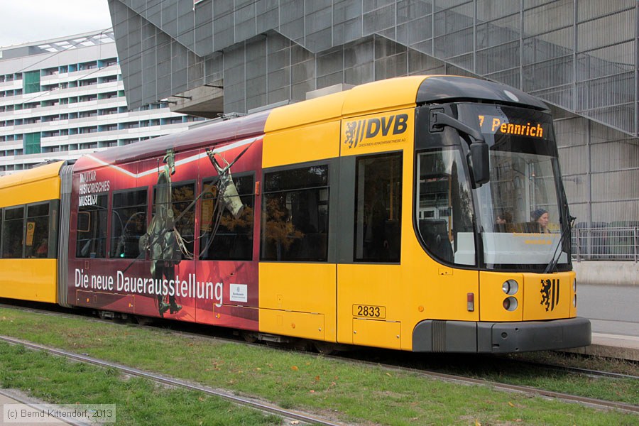 Straßenbahn Dresden - 2833
/ Bild: dresden2833_bk1310140009.jpg