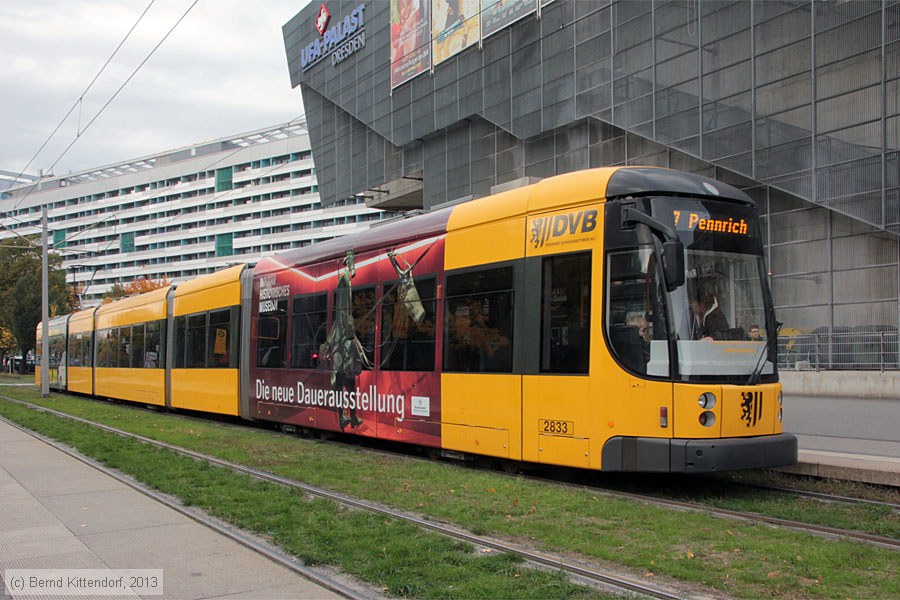 Straßenbahn Dresden - 2833
/ Bild: dresden2833_bk1310140010.jpg