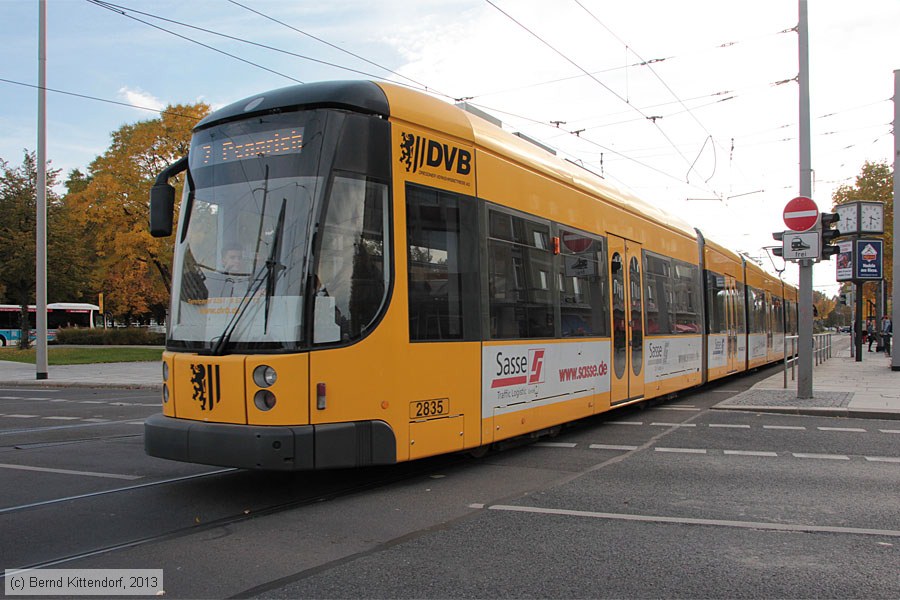 Straßenbahn Dresden - 2835
/ Bild: dresden2835_bk1310140323.jpg