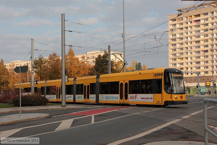 Straßenbahn Dresden - 2835
/ Bild: dresden2835_bk1310160128.jpg