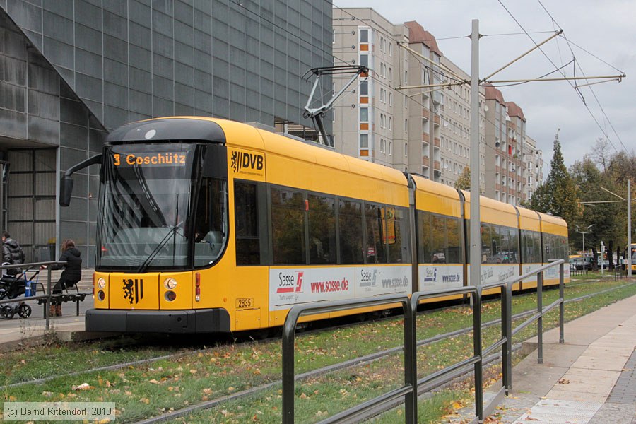 Straßenbahn Dresden - 2835
/ Bild: dresden2835_bk1310180147.jpg