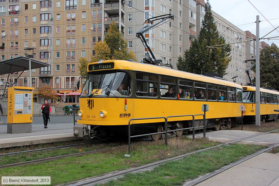 Straßenbahn Dresden - 224 218
/ Bild: dresden224218_bk1310140013.jpg