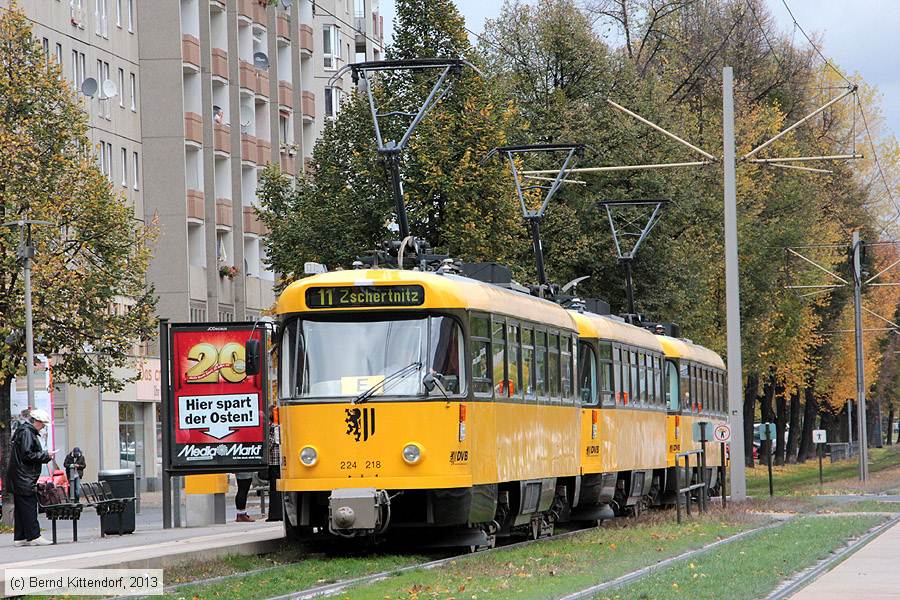 Straßenbahn Dresden - 224 218
/ Bild: dresden224218_bk1310180138.jpg