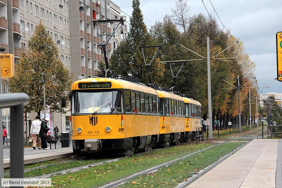 Straßenbahn Dresden - 224 218
/ Bild: dresden224218_bk1310180139.jpg