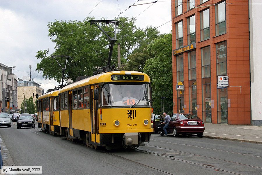 Straßenbahn Dresden - 224 219
/ Bild: dresden224219_cw0605130136.jpg