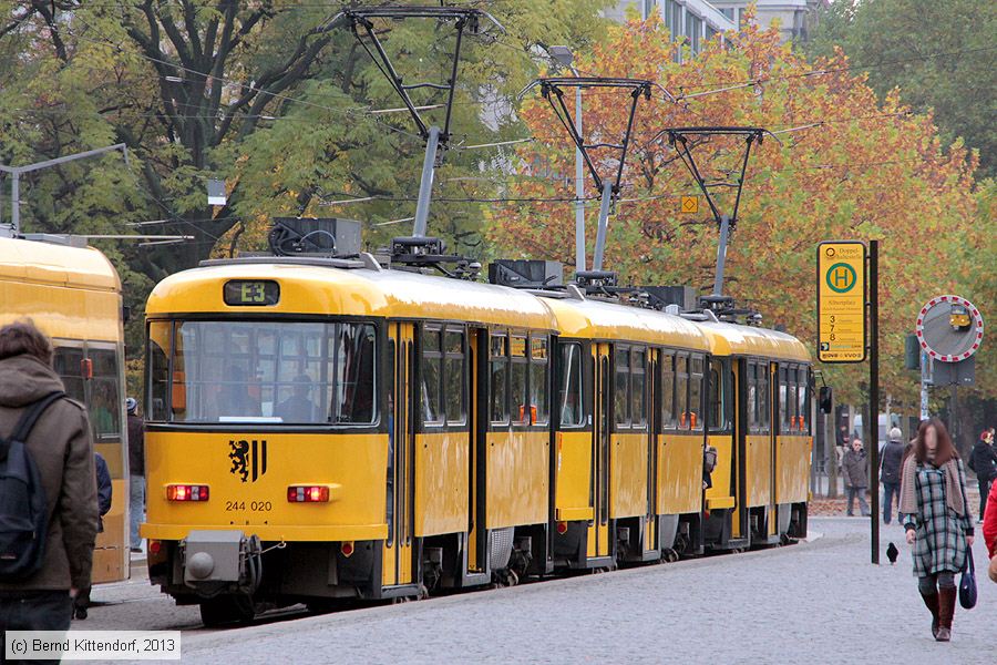 Straßenbahn Dresden - 244 020
/ Bild: dresden244020_bk1310160076.jpg