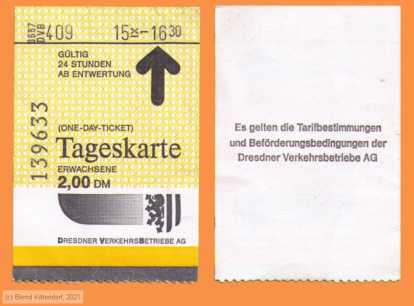 Straßenbahn Dresden - Fahrkarte
/ Bild: dresden_fk19910915tk24h.jpg